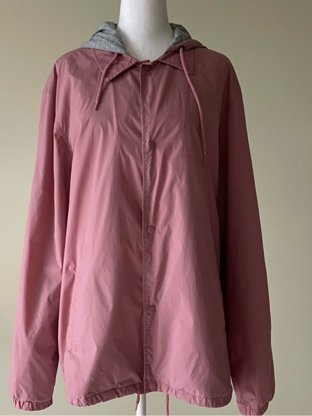 American Rag Unisex Lightweight Pink and Gray Spring Jacket size large EUC